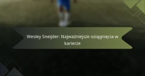 Wesley Sneijder: Najważniejsze osiągnięcia w karierze